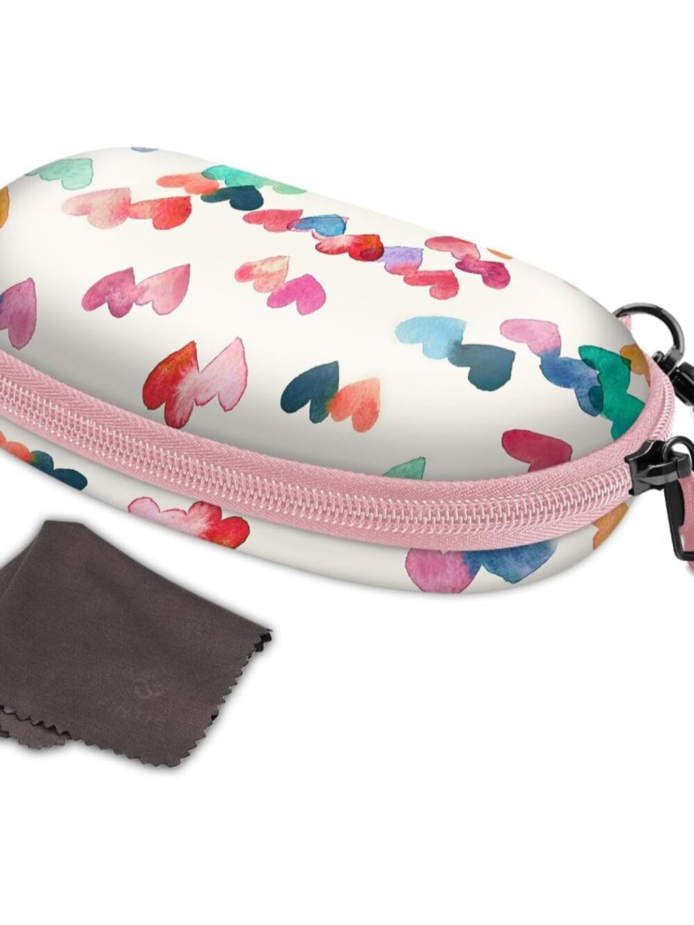 Sunglasses Case with Carabiner, Hard Shell Shockproof Sport Glasses